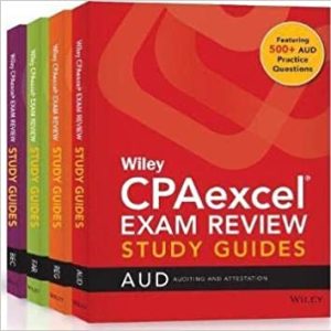 CPA Wiley Exam Review Study Guide (Set of 4 Book)